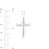 Thumbnail Image 4 of Men's 0.31 CT. T.W. Diamond Cross Necklace Charm and Bracelet Set in Sterling Silver – 8.5"