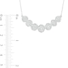 Thumbnail Image 2 of 1.00 CT. T.W. Diamond Twist Necklace in 10K White Gold