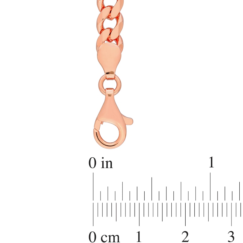 Oval Opal Five Stone Bracelet in Sterling Silver with 18K Rose Gold Plate - 7.25"