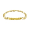 Thumbnail Image 0 of Octagonal Citrine Five Stone Bracelet in Sterling Silver with 18K Gold Plate - 7.25"