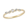 Thumbnail Image 1 of 0.07 CT. T.W. Diamond Scatter Five Stone Stackable Band in 10K Gold