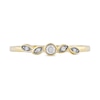 Thumbnail Image 3 of 0.07 CT. T.W. Diamond Scatter Five Stone Stackable Band in 10K Gold