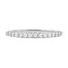 0.25 CT. T.W. Diamond Scallop Edge Stackable Band in 10K Gold