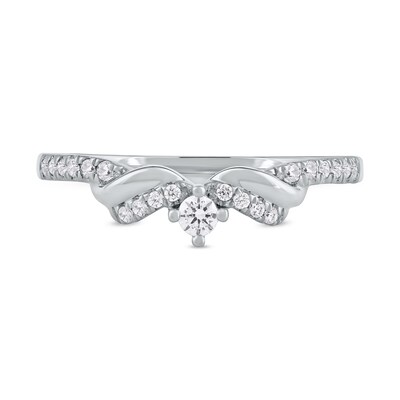 0.15 CT. T.W. Diamond Ribbon Layered Ring in 10K Gold