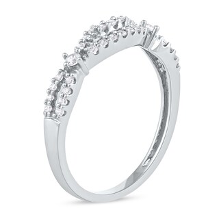 0.25 CT. T.W. Diamond Twist Band in 10K Gold