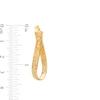 Thumbnail Image 1 of Diamond-Cut Twist Hoop Earrings in 14K Gold