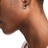 Thumbnail Image 1 of Spiked Huggie Hoop Earrings in 10K Gold