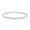 Thumbnail Image 0 of Italian Brilliance™ 4.0mm Diamond-Cut Bangle in Hollow 14K White Gold