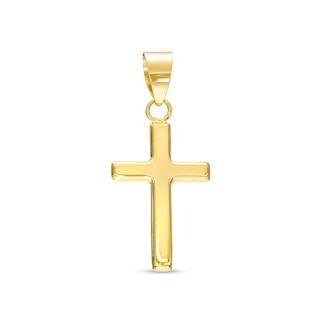 Cross Necklace Charm in 10K Gold