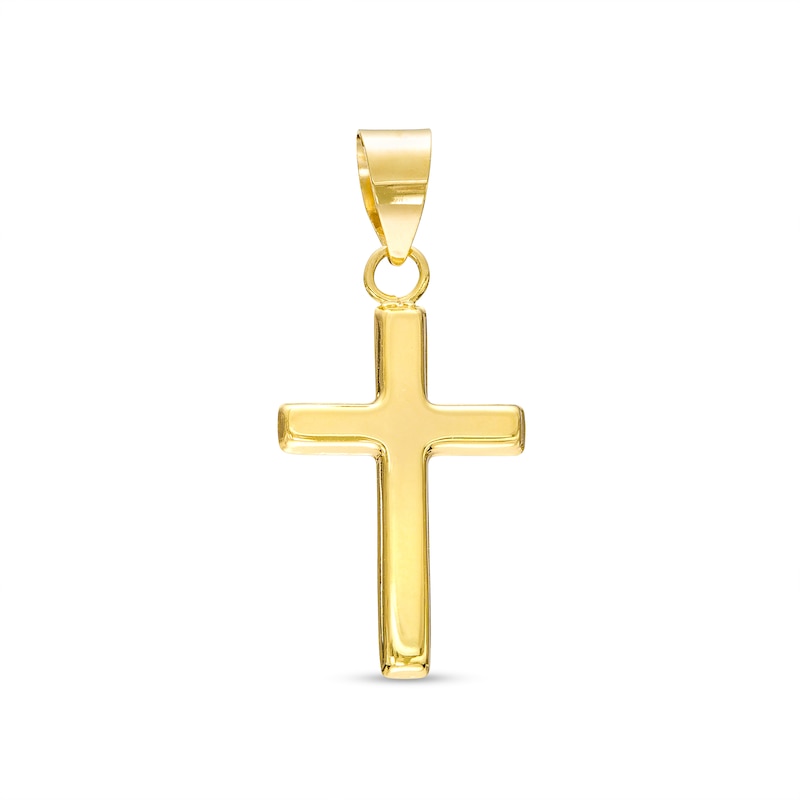 Cross Necklace Charm in 10K Gold | Peoples Jewellers