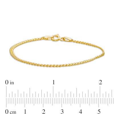 Child's 2.2mm Cuban Curb Chain Bracelet in Hollow 14K Gold - 6.0"