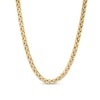 Thumbnail Image 0 of Diamond-Cut 4.5mm Wheat Chain Necklace in Hollow 14K Two-Tone Gold – 22"