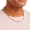 Thumbnail Image 1 of Diamond-Cut 3.5mm Wheat Chain Necklace in Hollow 14K Two-Tone Gold