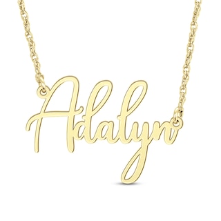 Cursive Name Necklace (1 Line) | Peoples Jewellers