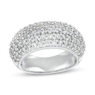 2.00 CT. T.W. Certified Lab-Created Multi-Diamond Anniversary Band in 14K White Gold (F/SI2)