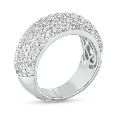 2.00 CT. T.W. Certified Lab-Created Multi-Diamond Anniversary Band in 14K White Gold (F/SI2)