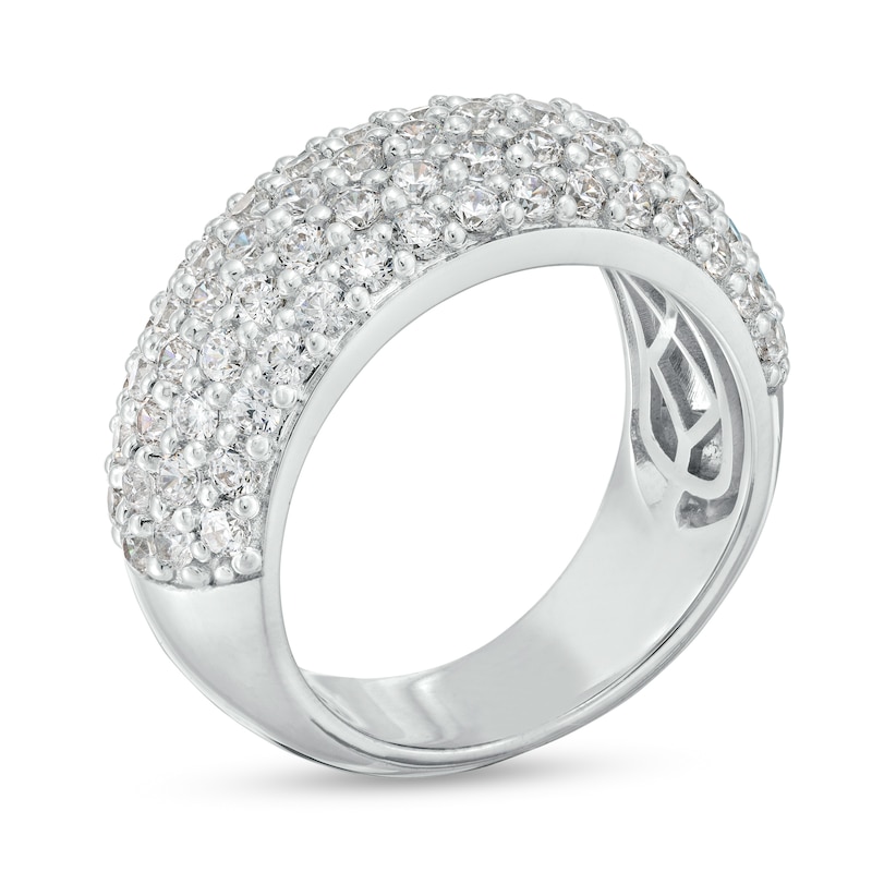 2.00 CT. T.W. Certified Lab-Created Multi-Diamond Anniversary Band in 14K White Gold (F/SI2)|Peoples Jewellers