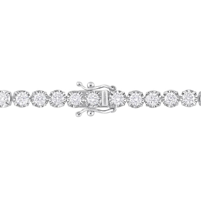 CT. T.W. Diamond Tennis Bracelet in 14K White Gold