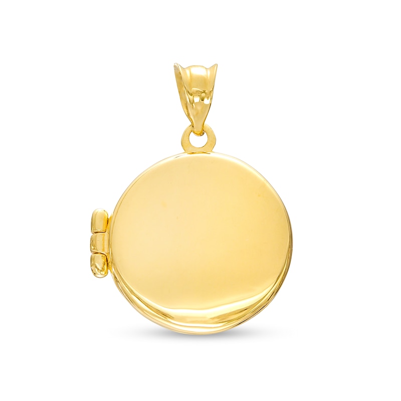 Locket Necklace Charm in 10K Gold|Peoples Jewellers