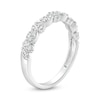 0.23 CT. T.W. Marquise-Shaped Multi-Diamond Alternating Anniversary Band in 10K Gold