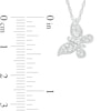 0.15 CT. T.W. Diamond Butterfly Pendant in Sterling Silver