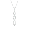 Thumbnail Image 0 of Diamond Accent Twist Pendant in Sterling Silver