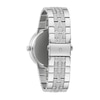 Thumbnail Image 6 of Men's Bulova Crystal Accent Watch with Black Dial and Cross Pendant Box Set (Model: 96K110)