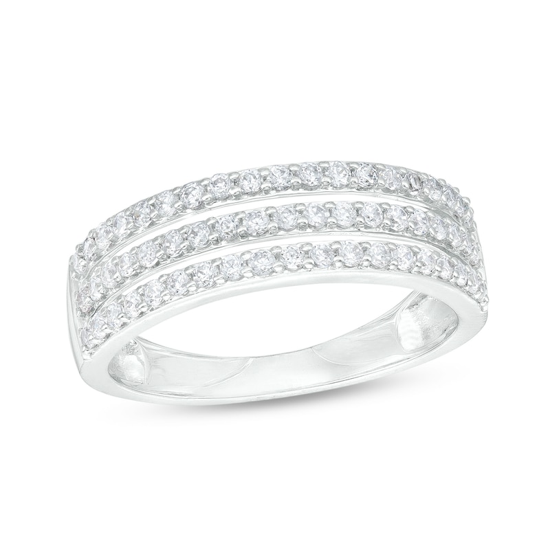 0.45 CT. T.W. Diamond Triple Row Band in 10K Gold|Peoples Jewellers