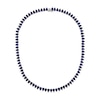 Pear-Shaped Blue Lab-Created Sapphire Tennis Necklace in Sterling Silver