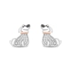 Thumbnail Image 1 of Disney Treasures Up 0.085 CT. T.W. Diamond Dug Stud Earrings in Sterling Silver and 10K Rose Gold