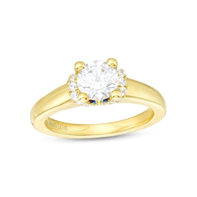 Vera Wang Love Collection CT. T.W. Diamond Collar Engagement Ring in 14K Gold