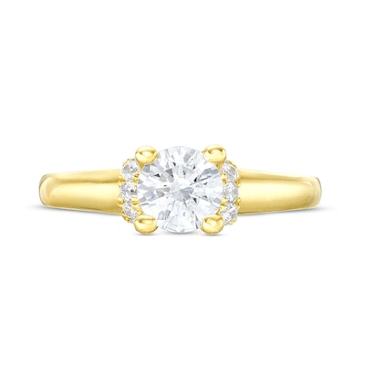 Vera Wang Love Collection CT. T.W. Diamond Collar Engagement Ring in 14K Gold