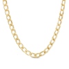 Thumbnail Image 0 of 7.5mm Curb Chain Necklace in Hollow 14K Gold