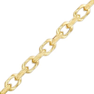 2.2mm Cable Chain Bracelet in Hollow 14K Gold - 7.5"