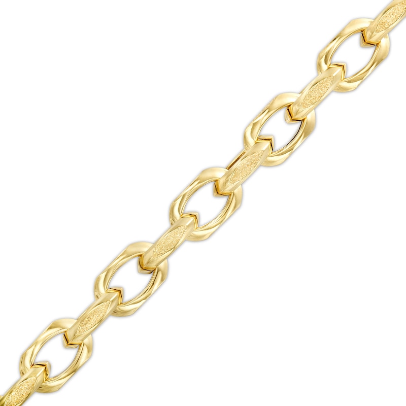 2.2mm Cable Chain Bracelet in Hollow 14K Gold - 7.5"