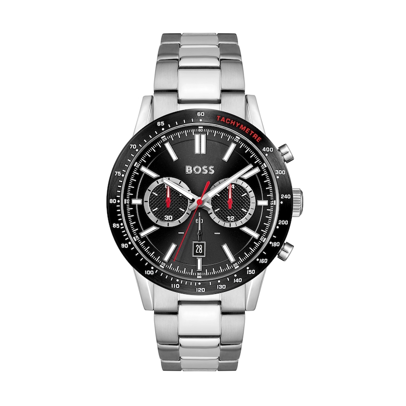 Dial Chronograph Peoples Allure Pen | Boss with (Model: Hugo Centre Men\'s 1513922)|Peoples Watch Jewellers Black The