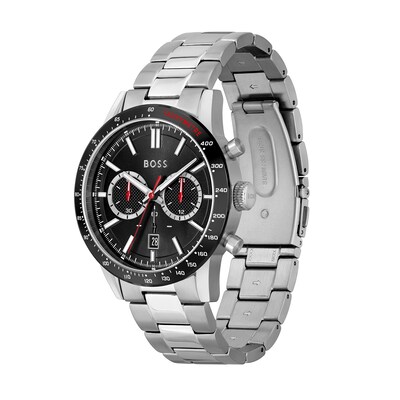 Men's Hugo Boss Allure Chronograph Watch with Black Dial (Model: 1513922)