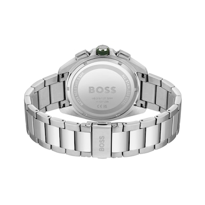 Men's Hugo Boss Volane Chronograph Watch with Green Dial (Model: 1513951)