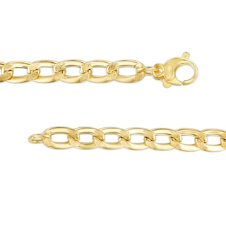 1.9mm Curb Chain Bracelet in Hollow 14K Gold - 7.5"