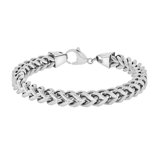 Peoples Men's Curb Chain Bracelet in Sterling Silver - 9.0