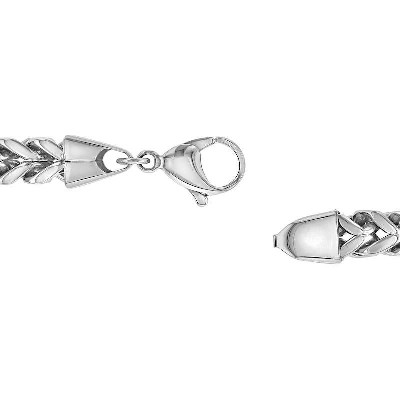 Men's 8.0mm Franco Chain Bracelet in Stainless Steel - 9.25"|Peoples Jewellers