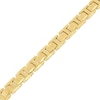 Thumbnail Image 1 of Men's 11.0mm H-Link Bracelet in Tungsten with Yellow Ion Plate - 8.5"