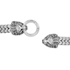 Thumbnail Image 2 of Men's Antique-Finish Double Lion Head Link Bracelet in Stainless Steel - 9.0"