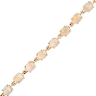 IMPERIAL® 7.0-8.0mm Cultured Freshwater Pearl Strand Bracelet with 14K Gold  Fish-Hook Clasp - 7.5