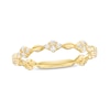 Thumbnail Image 0 of 0.23 CT. T.W. Diamond Alternating Anniversary Band in 10K Gold