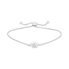 Thumbnail Image 0 of Diamond Accent Butterfly Bolo Bracelet in Sterling Silver – 9.5"