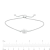 Thumbnail Image 2 of Diamond Accent Butterfly Bolo Bracelet in Sterling Silver – 9.5"