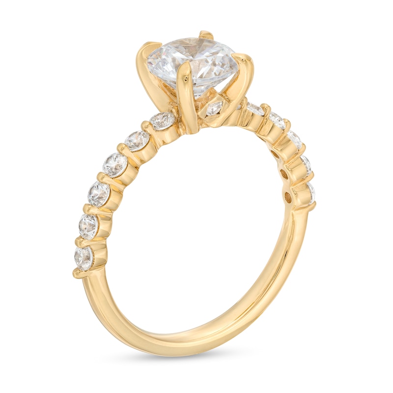 2.00 CT. T.W. Certified Lab-Created Diamond Engagement Ring in 14K Gold (F/SI2)|Peoples Jewellers