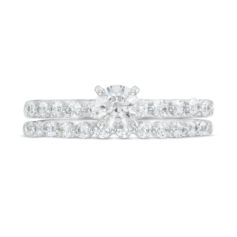 1.00 CT. T.W. Diamond Bridal Set in 14K White Gold (F/SI2)