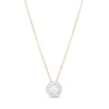 Thumbnail Image 1 of Trouvaille Collection 0.50 CT. T.W. DeBeers®-Graded Diamond Frame Pendant in 14K Gold (F/I1)